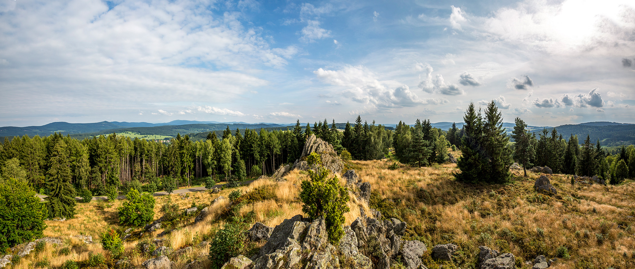 Panorama Hochfels, Oberpfälzer Wald, Foto: Thomas Kujat